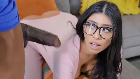 Asian dude is playing with a big booty dark-hued female