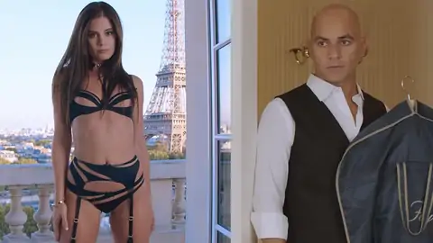 Lil' Quirk wearing underwear while romped in a hotel