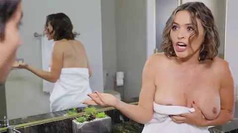 Stepson is finger-tickling the MILF's snatch under the table