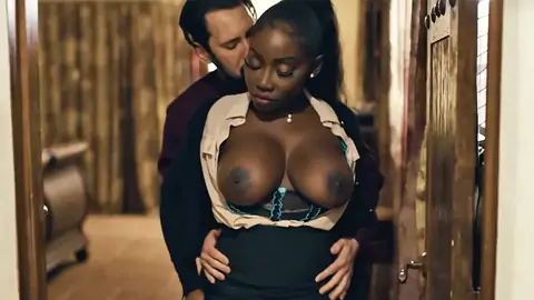 Squashing real estate agent's meaty baps to make a deal