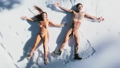 Abigail Mac is downright nude while in the forest